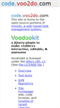 Mobile Screenshot of code.voo2do.com